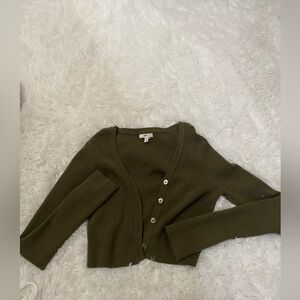 green banana republic cropped sweater